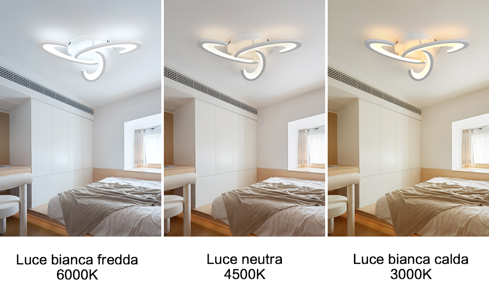 lampe de plafond led avec télécommande