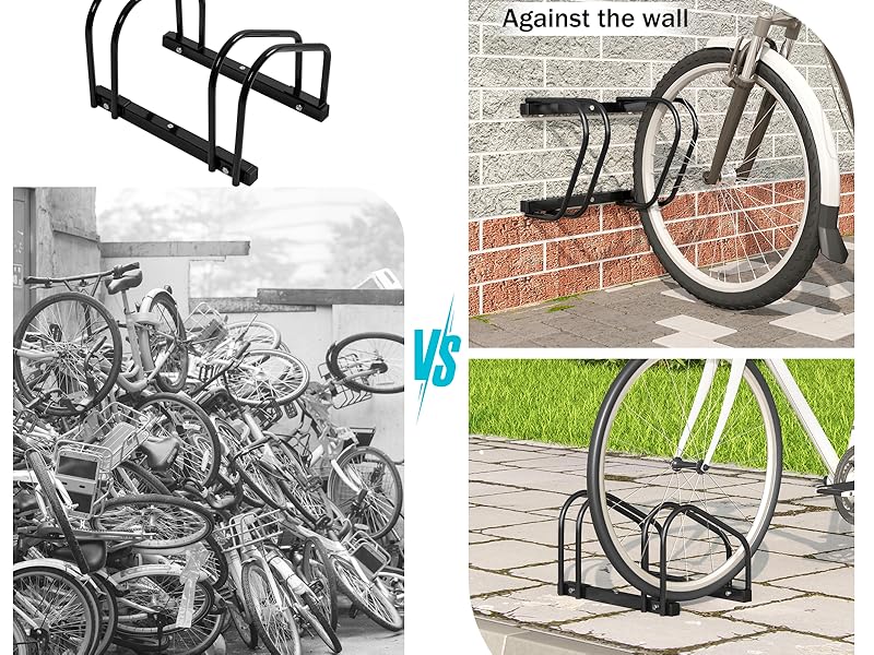 2 - in - 1 bike rack with a bike rack