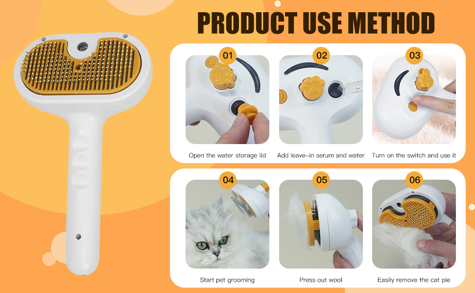 steam dog brush for shedding