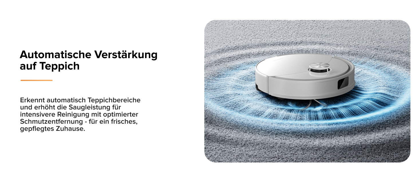 Automatische Verstärkung auf Teppich