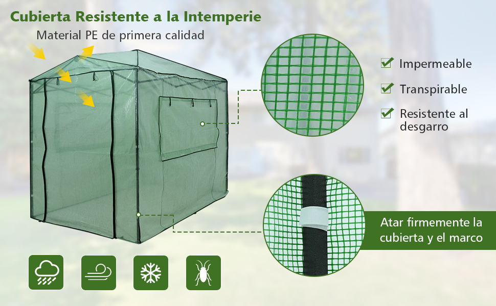 Invernadero Portátil de Jardín