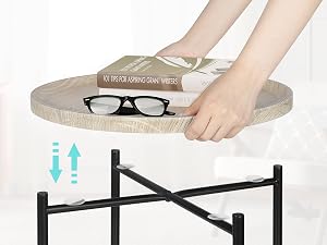 the new design of the round table is a simple and modern design.