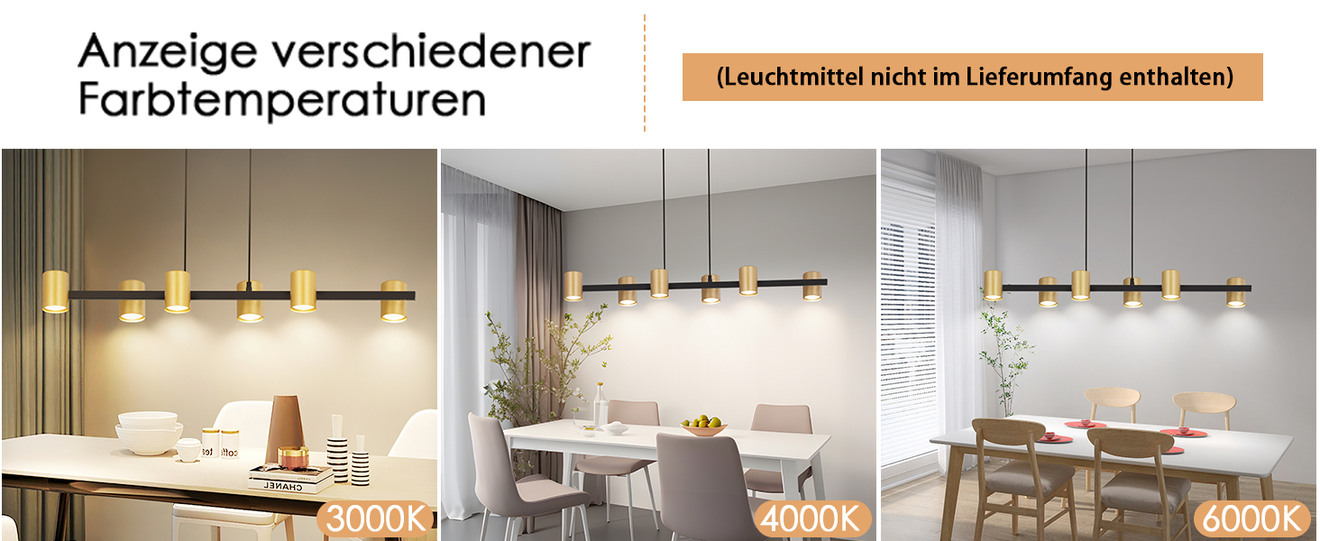 Esstischlampe hängend