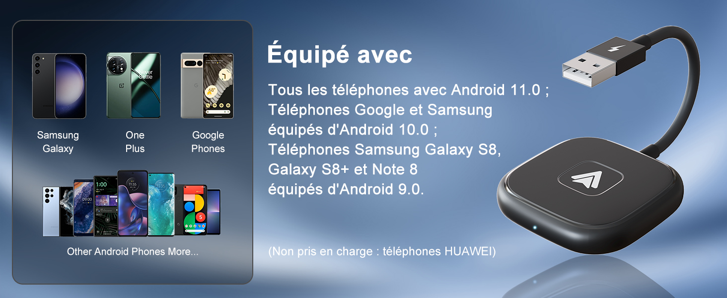 Adaptateur Android Auto sans Fil