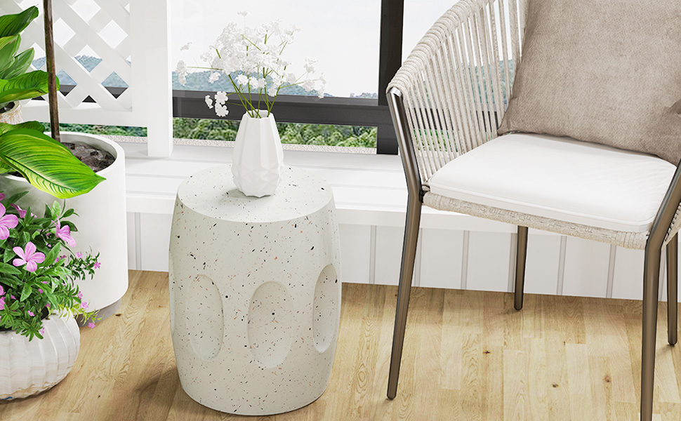 FATIVO Table Basse Blanche