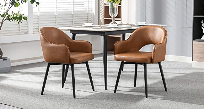 chaise salle à manger cuir PU