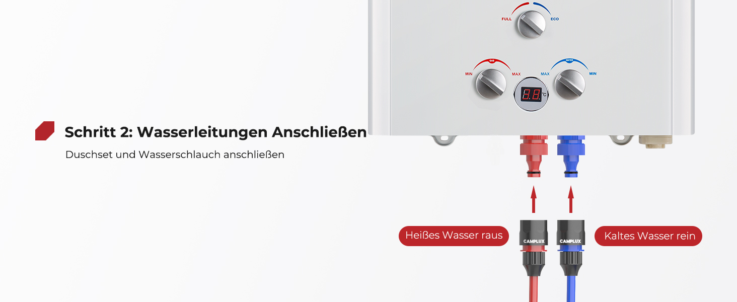 Wasseranschlüsse
