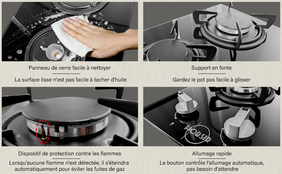 plaque induction gaz