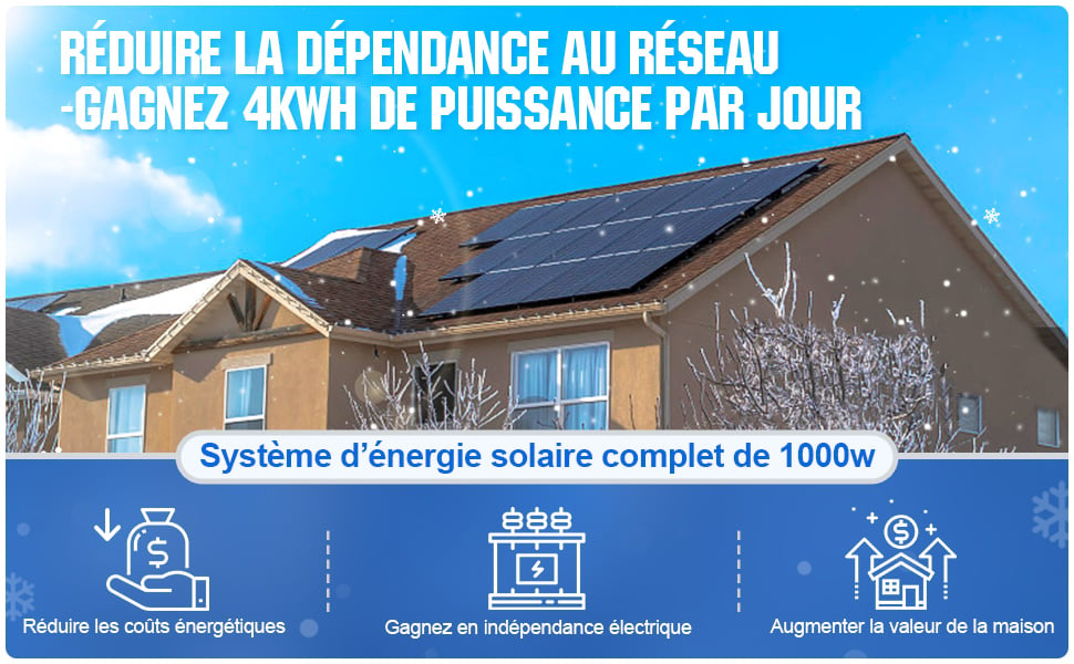 Avis et test du kit solaire ECO-WORTHY 120W avec contrôleur de