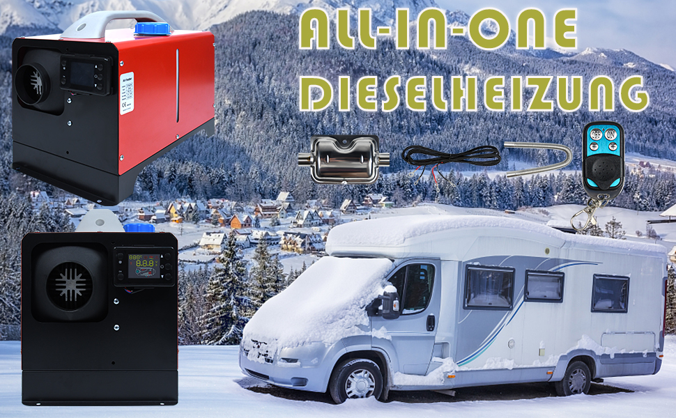 8KW Diesel Standheizung,12V 24V Luft Dieselheizung, Produktbild-Vorschau 9