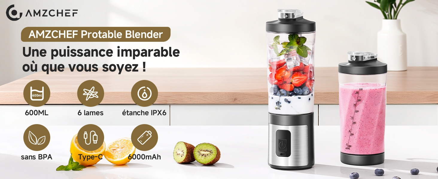 Le texte se lit comme suit : « APACHIEF ». Présentoir de produits présentant des contenants roses et transparents avec des photographies de style de vie de produits de cuisine ou de bien-être.