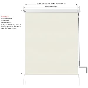 Senkrechtmarkise Auß.enrollo