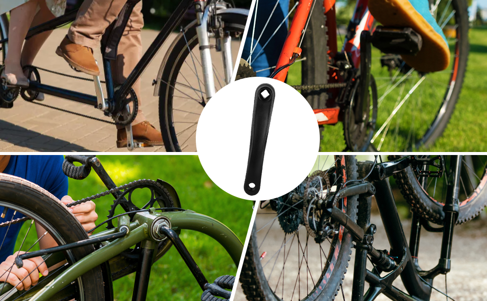 Vieille Manivelle De Vélo Chromée 170 Mm – Look Vintage Pour Projet Déco Ou Pièce Détachée