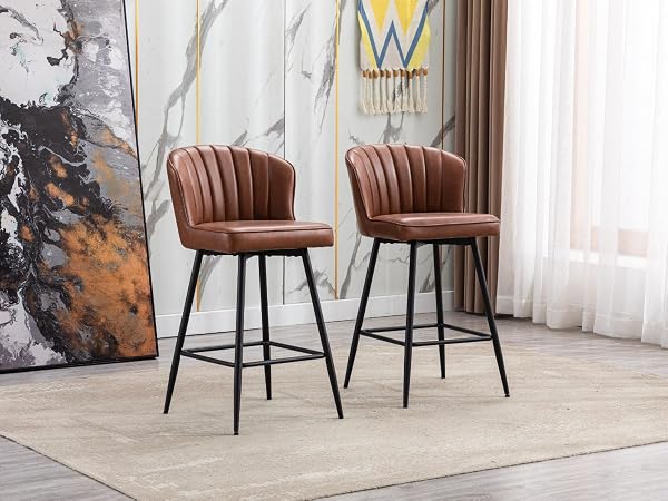 chaise bar cuir tabouret bar cuir verte