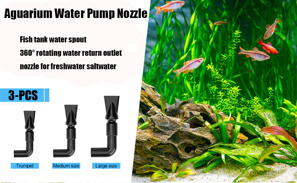 duckbill nozzle for fish tank