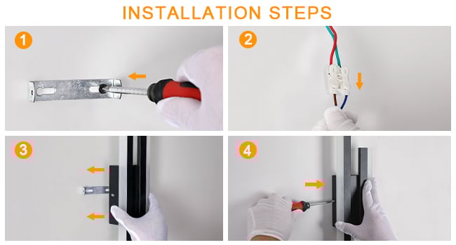 appliques murales interieures led