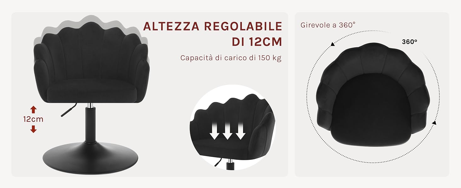 Sgabello da trucco