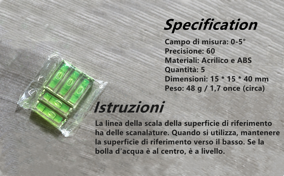 Mini Bubble Spirit Level