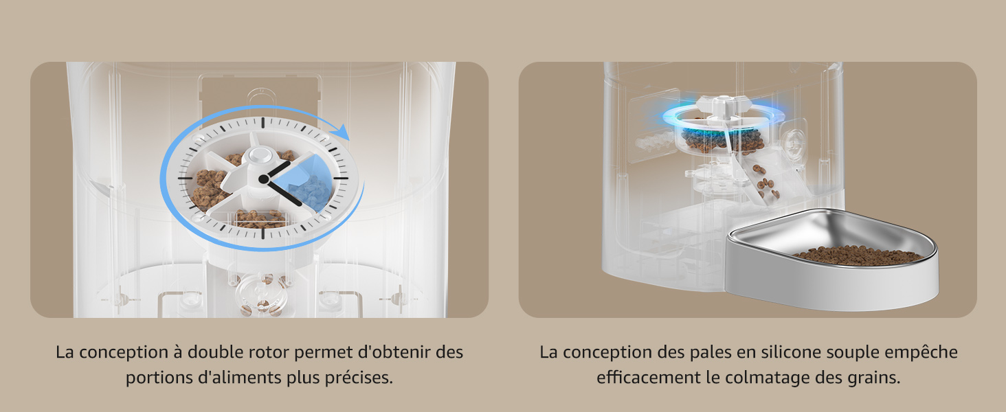 distributeur croquettes chat automatique