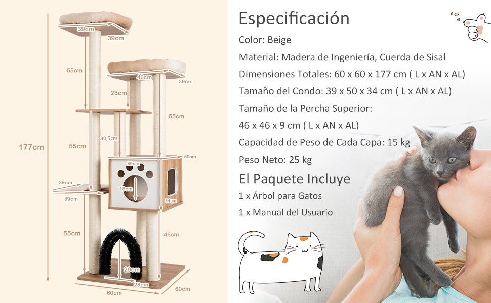 Árbol Torre para Gatos