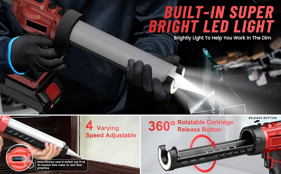 Yunir Cordless Caulking Gun