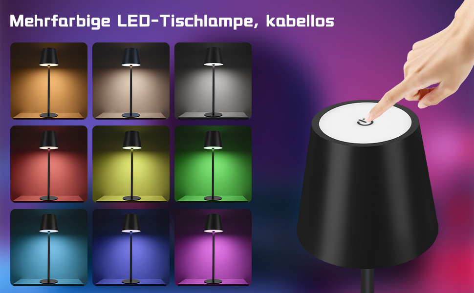 aufladbare led lampe outdoor RGB
