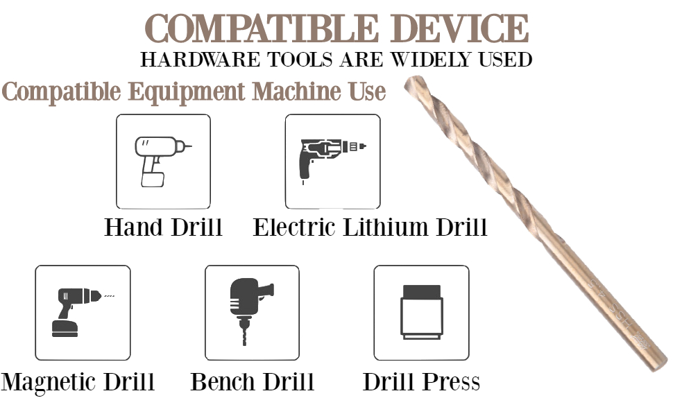 Straight Shank Twist Drill Bits