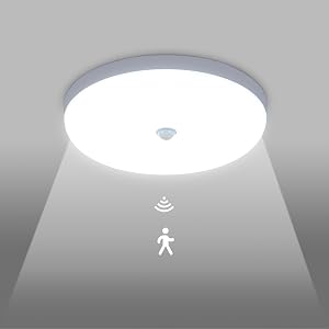 lampada da soffitto led con sensore di movimento