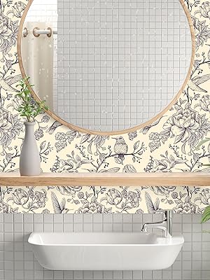 papier peint adhesif fleur