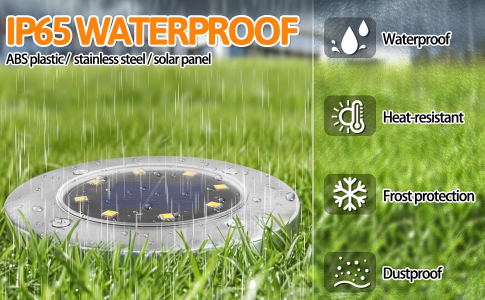 Solar Lights Outdoor Garden Warm White