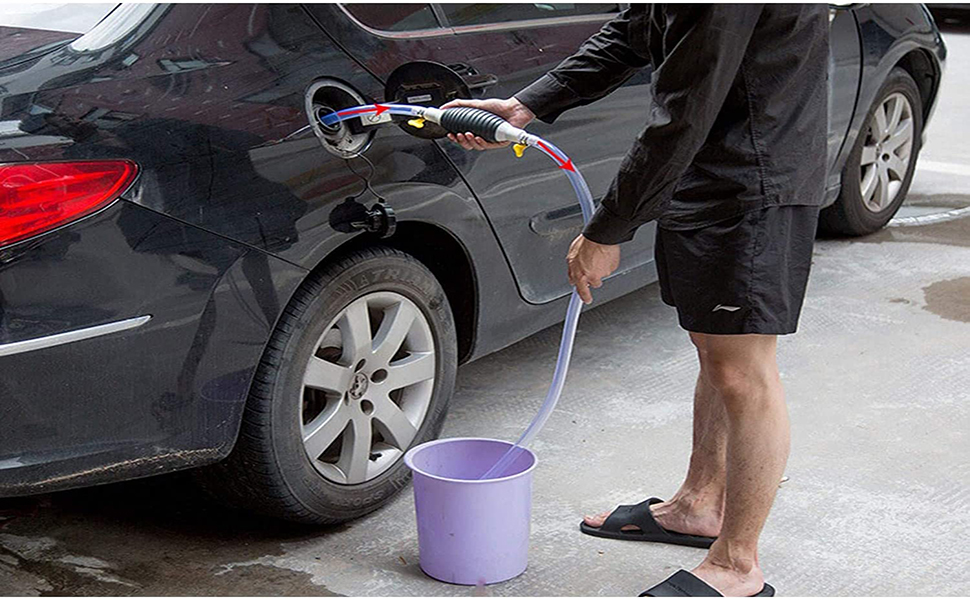 Manuel Pompe De Transfert Carburant Siphon Tuyau Pompe  Pompe Manuelle Siphon
