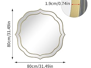 specchio stile barocco cornice oro grande specchio vintag dorato da parete specchio cucina