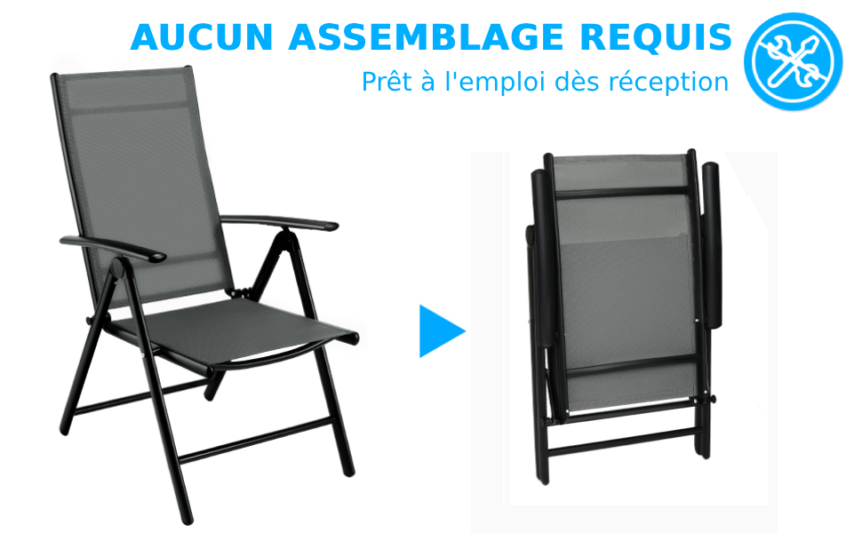 chaises de jardin