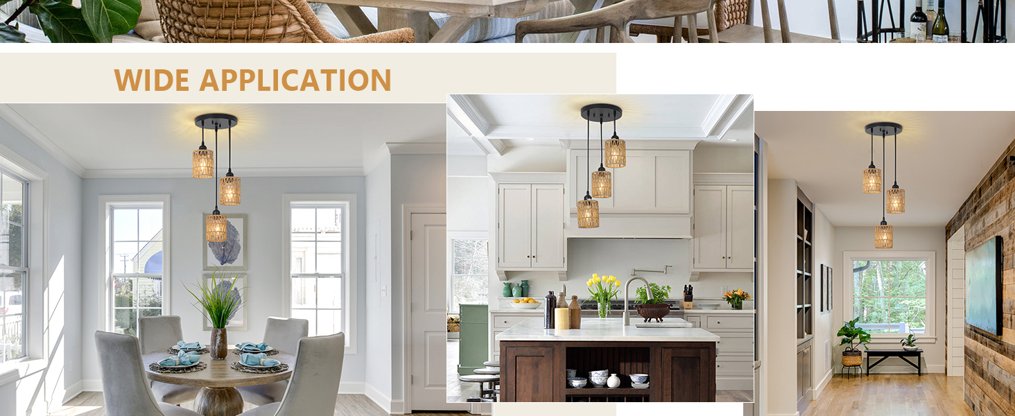 light fixtures for dining room ceiling, rattan chandelier