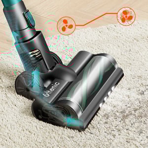 cordless vacuum carpet detection