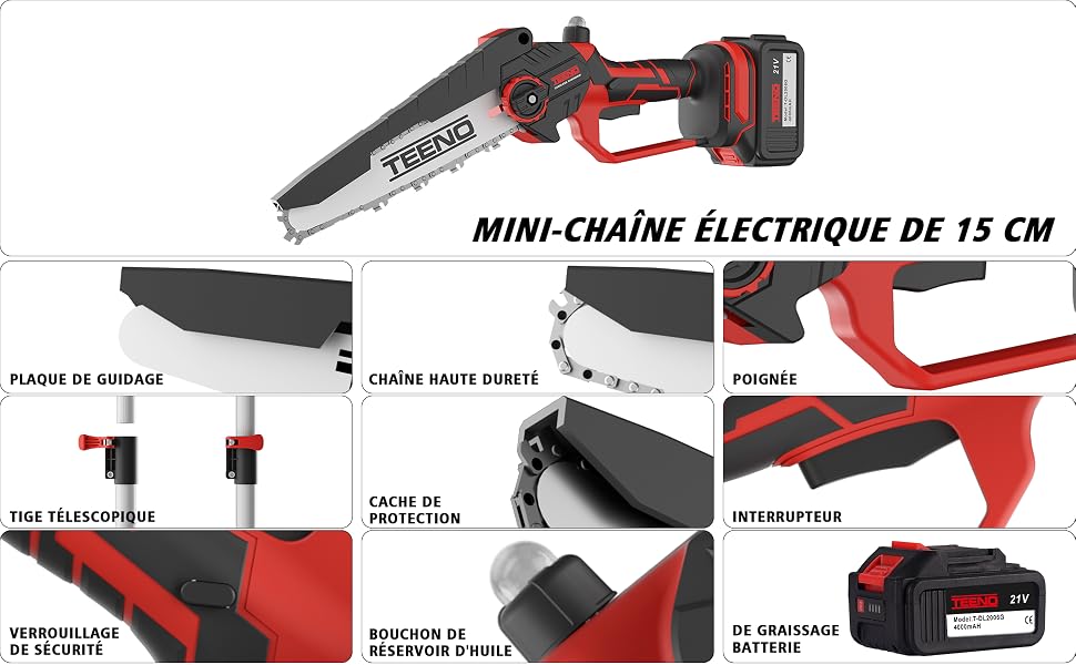 Tronçonneuse électrique TEENO