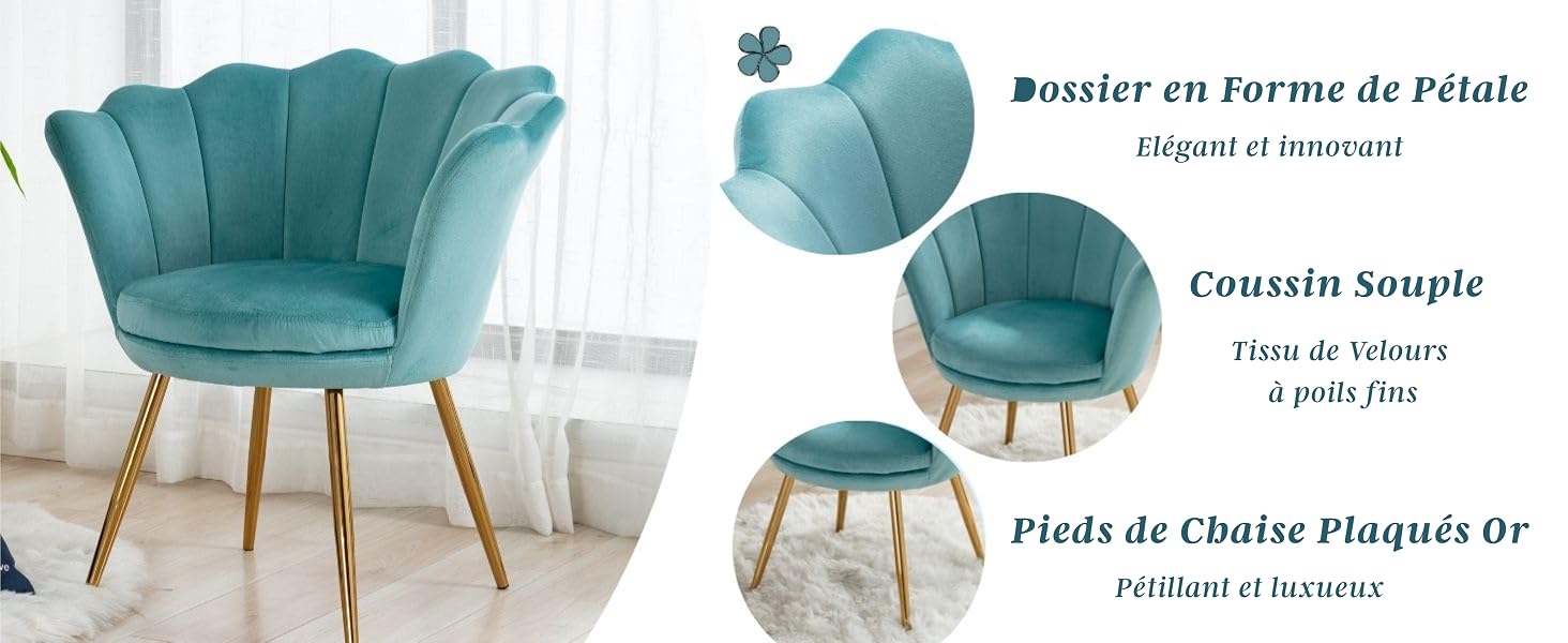 fauteuil velours fauteuil chaise velours