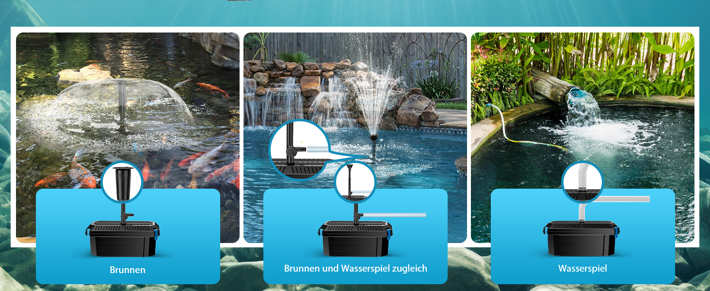 Brunnenstile und Wasserbilder