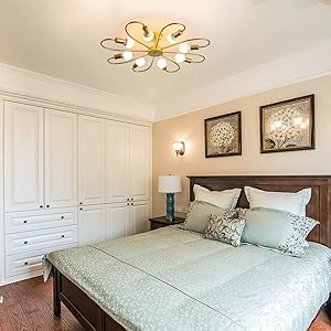 flush mount bedroom ceiling light 