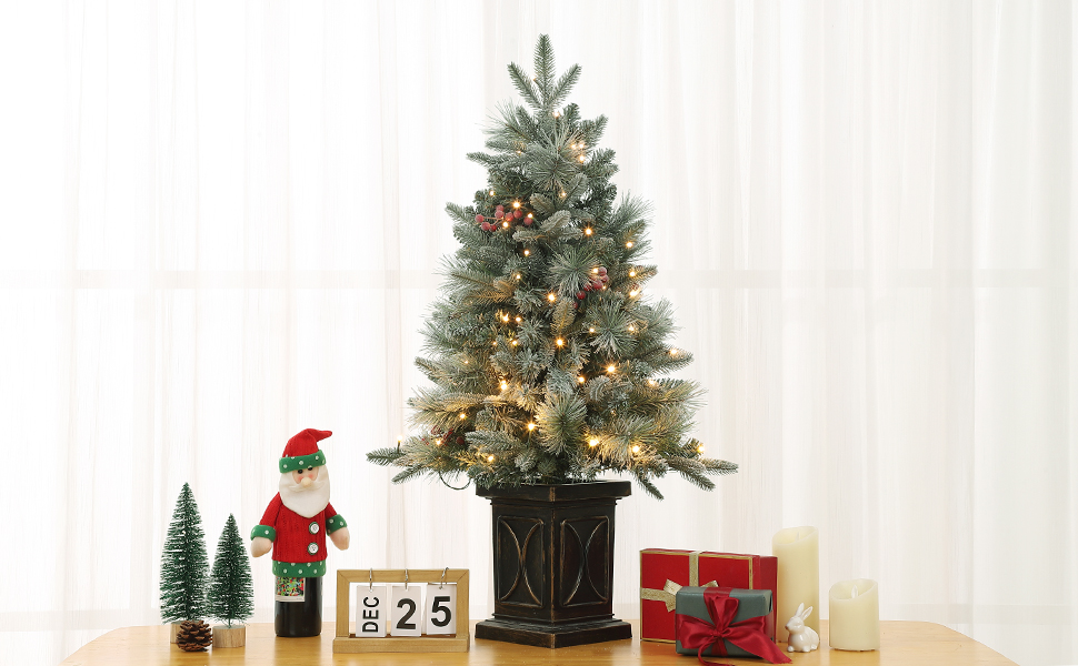 Arbre de Noël artificiel de qualité supérieure de 90 cm