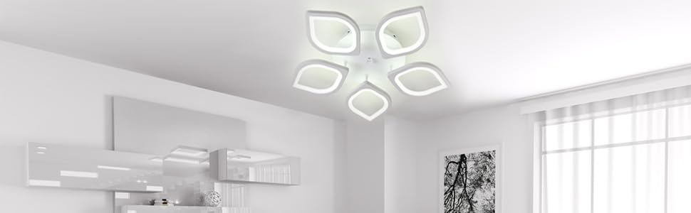 Lampadari moderni a LED in acrilico