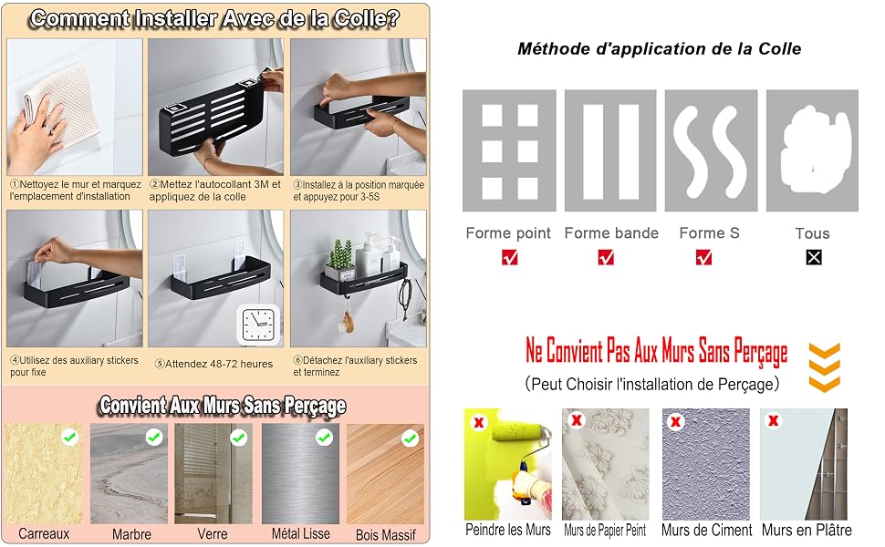 etagere de douche