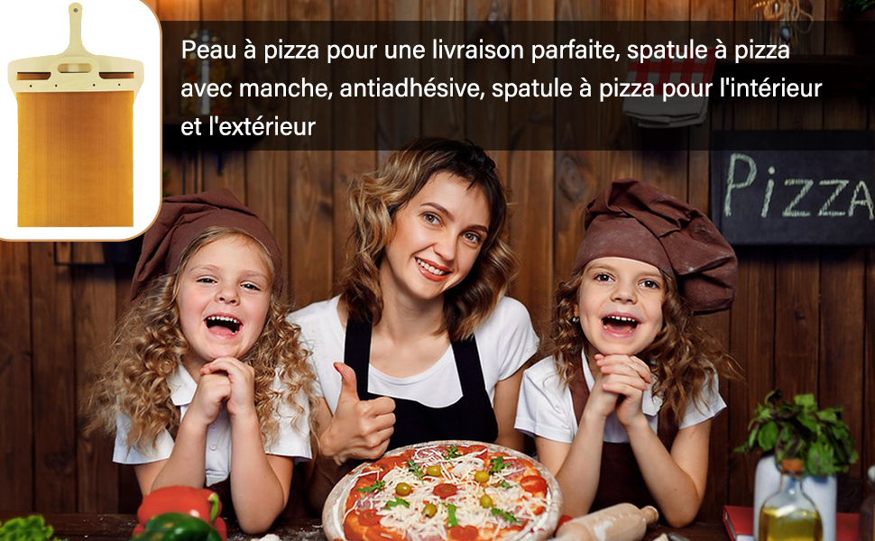 Pala de pizza resbaladiza, pala de pizza, scorrevole, piel de pizza resbaladiza, piel de pizza resbaladiza