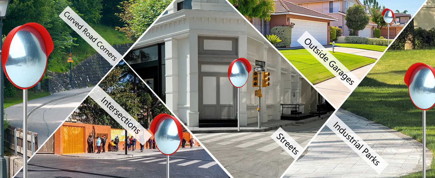 12 Inch Convex Traffic Mirror
