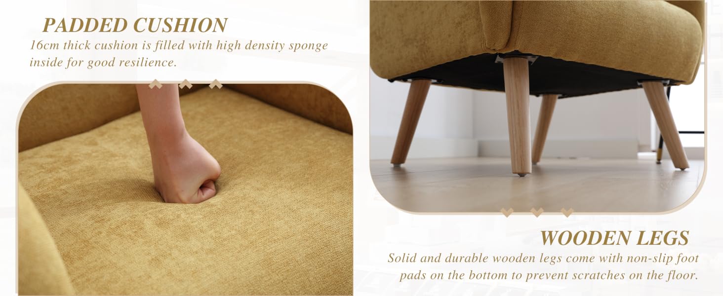 Two-panel image of a chair.