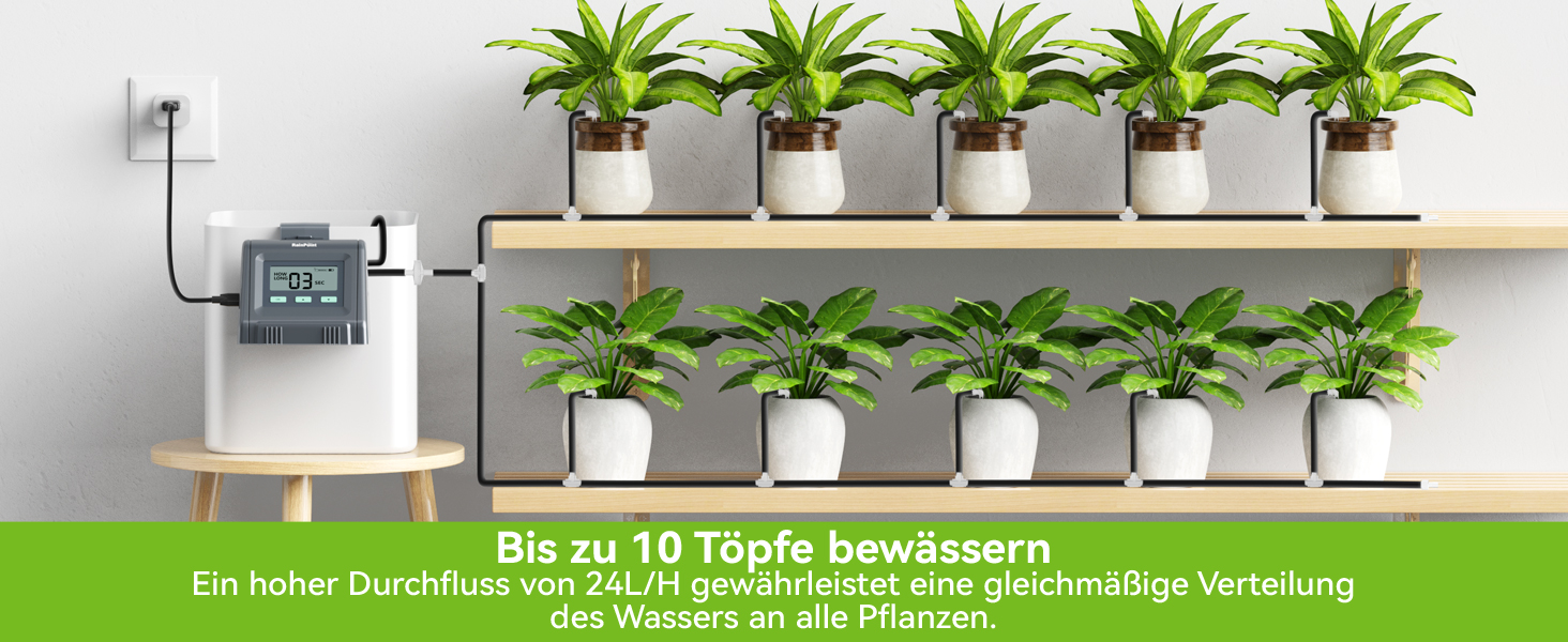 TRJZWA Programmateur Arrosage Automatique Interieur, 2025