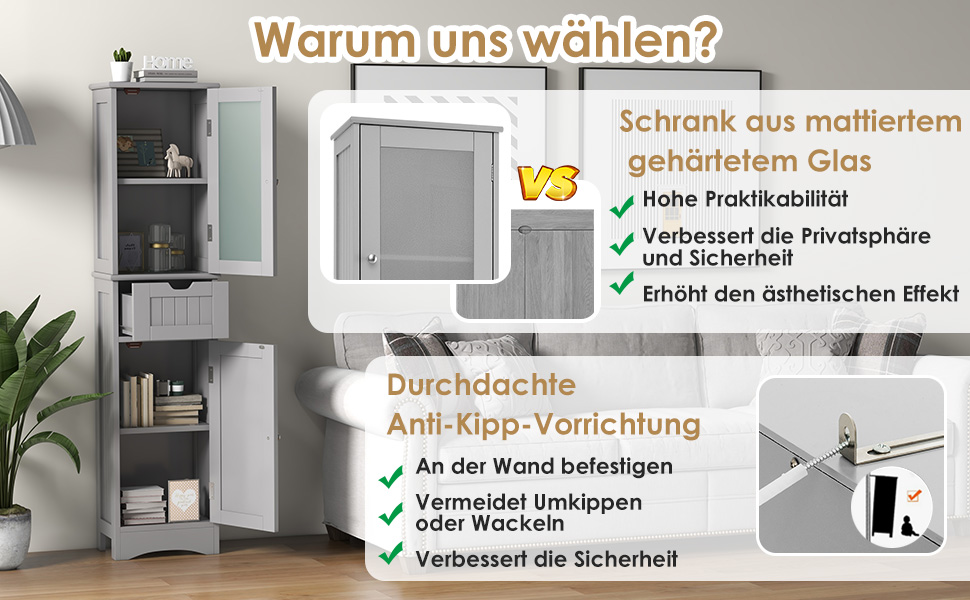 Hochschrank Bad Badschrank