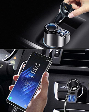 usb c car charger adapter car phone charger cigarette lighter usb charger adapter 12v usb socket 