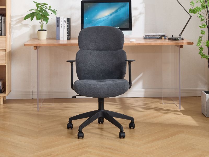 Chaise de bureau ergonomique grise