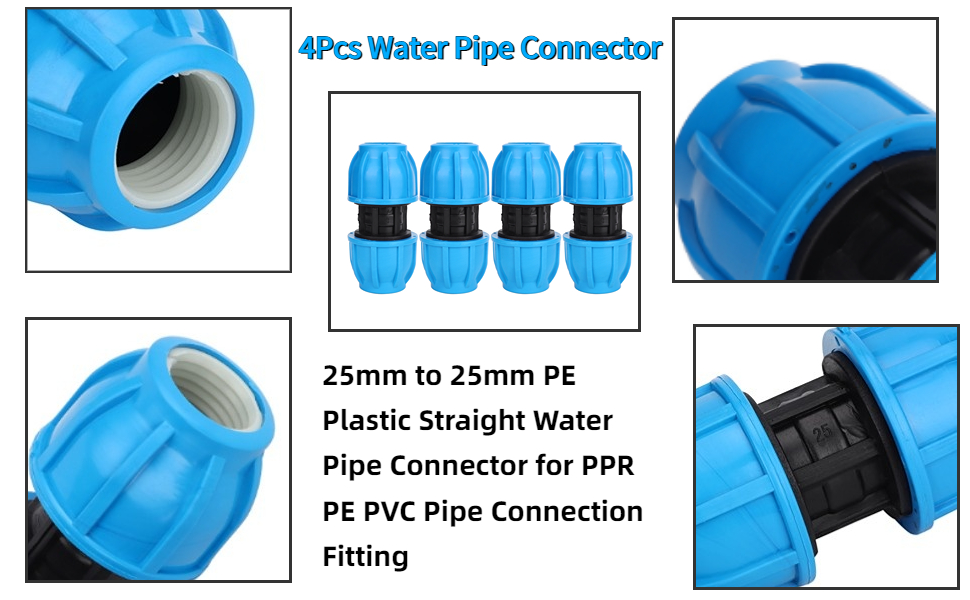 4Pcs Water Pipe Connector